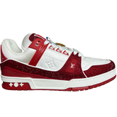 Louis Vuitton Trainer Sneaker Crystal Red